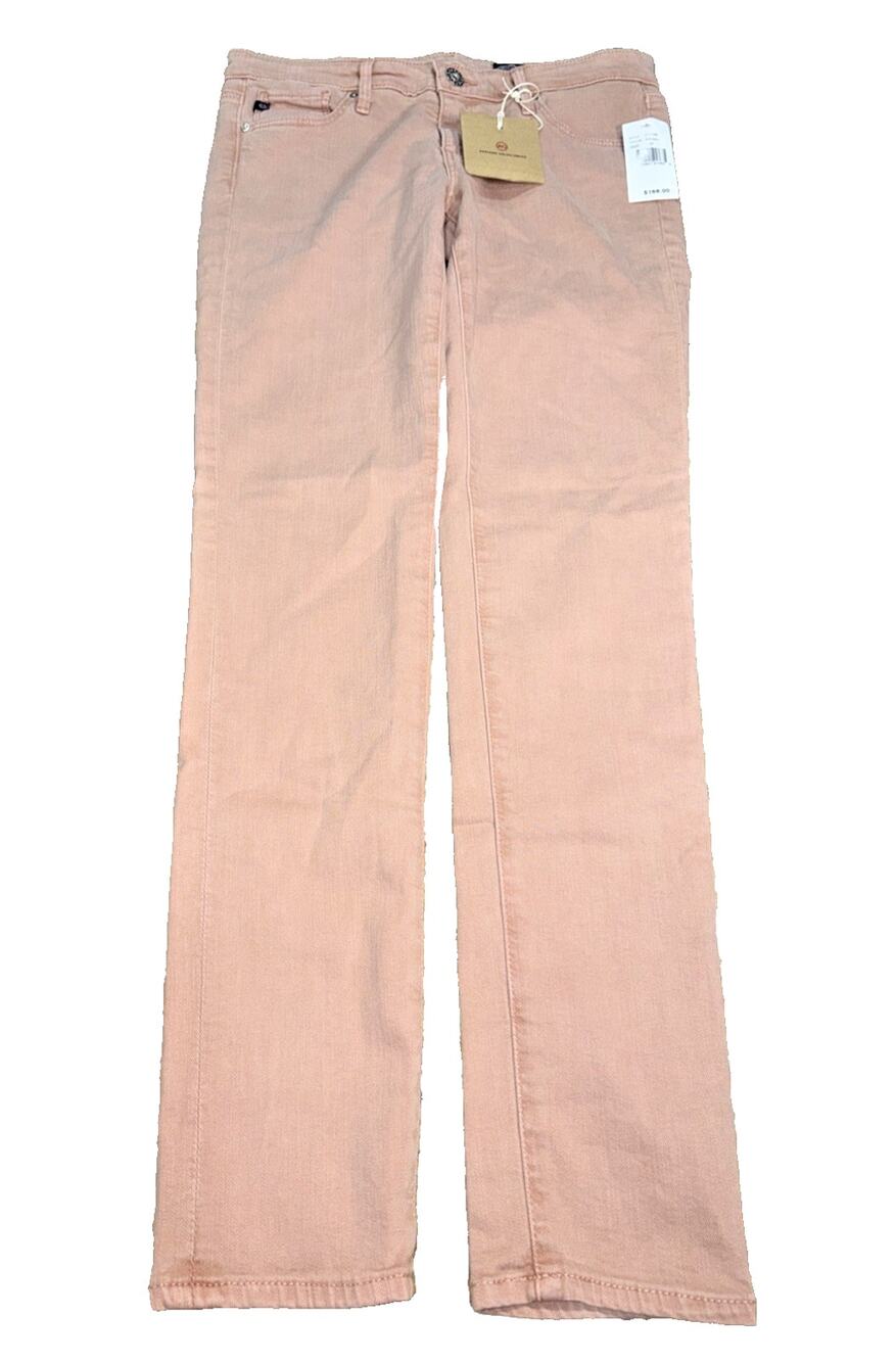 NWT AG The Legging Ankle Peach Pink Jeans 27R $168